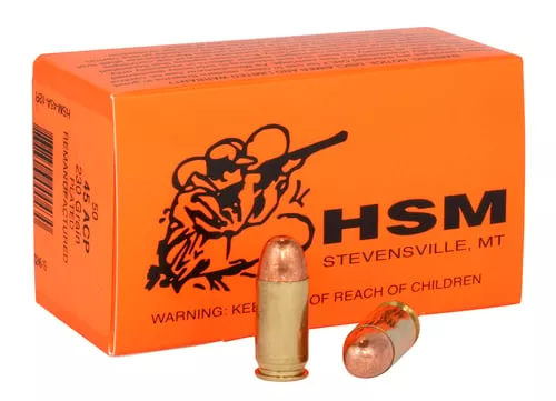 HSM TRAINING 45ACP 230GR RN REUSED 50/20
