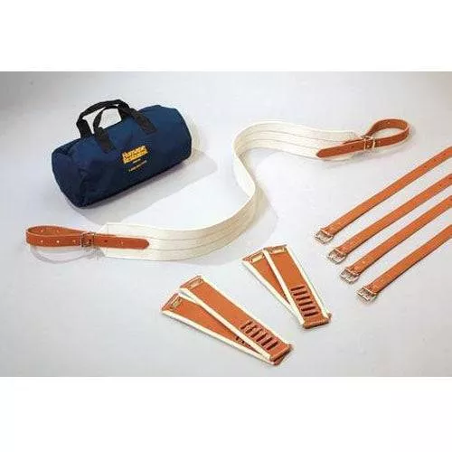 Humane Restraint Non-Locking Bed Restraint Kit #4, Leather
