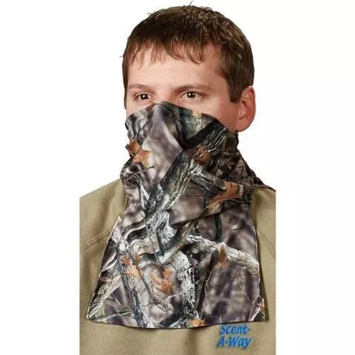 Hunters Specialties Scent-A-Way Silver Lightweight Spandex 1/2 Mask/Gaiter