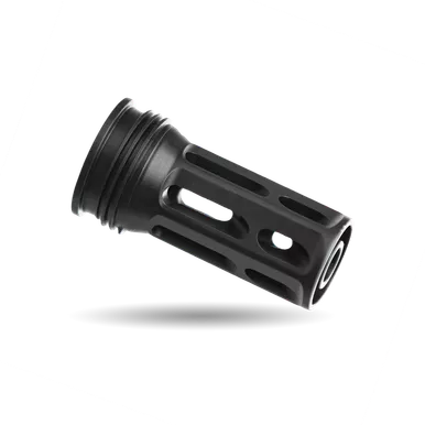 HUXWRX Flash Hider-QD 762 M14x1 LH - Black Finish