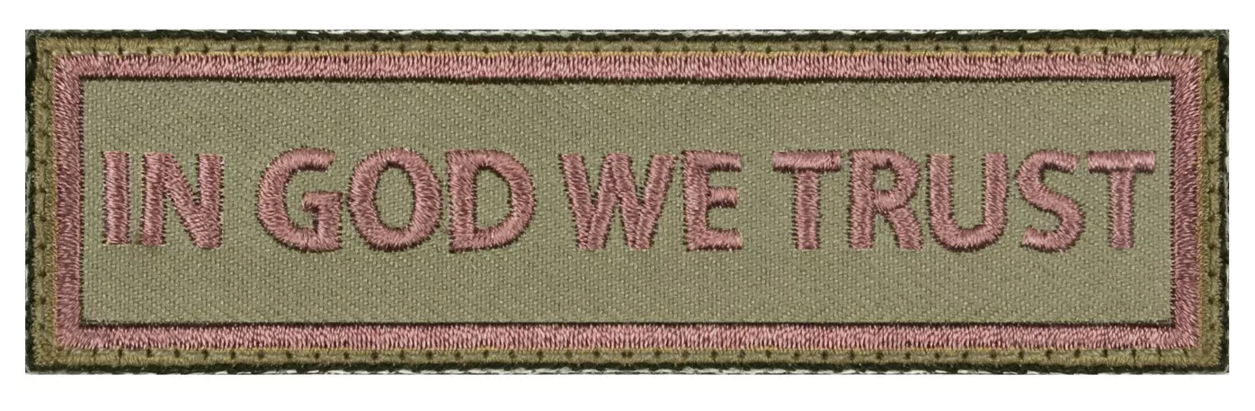 In God We Trust Morale Patch