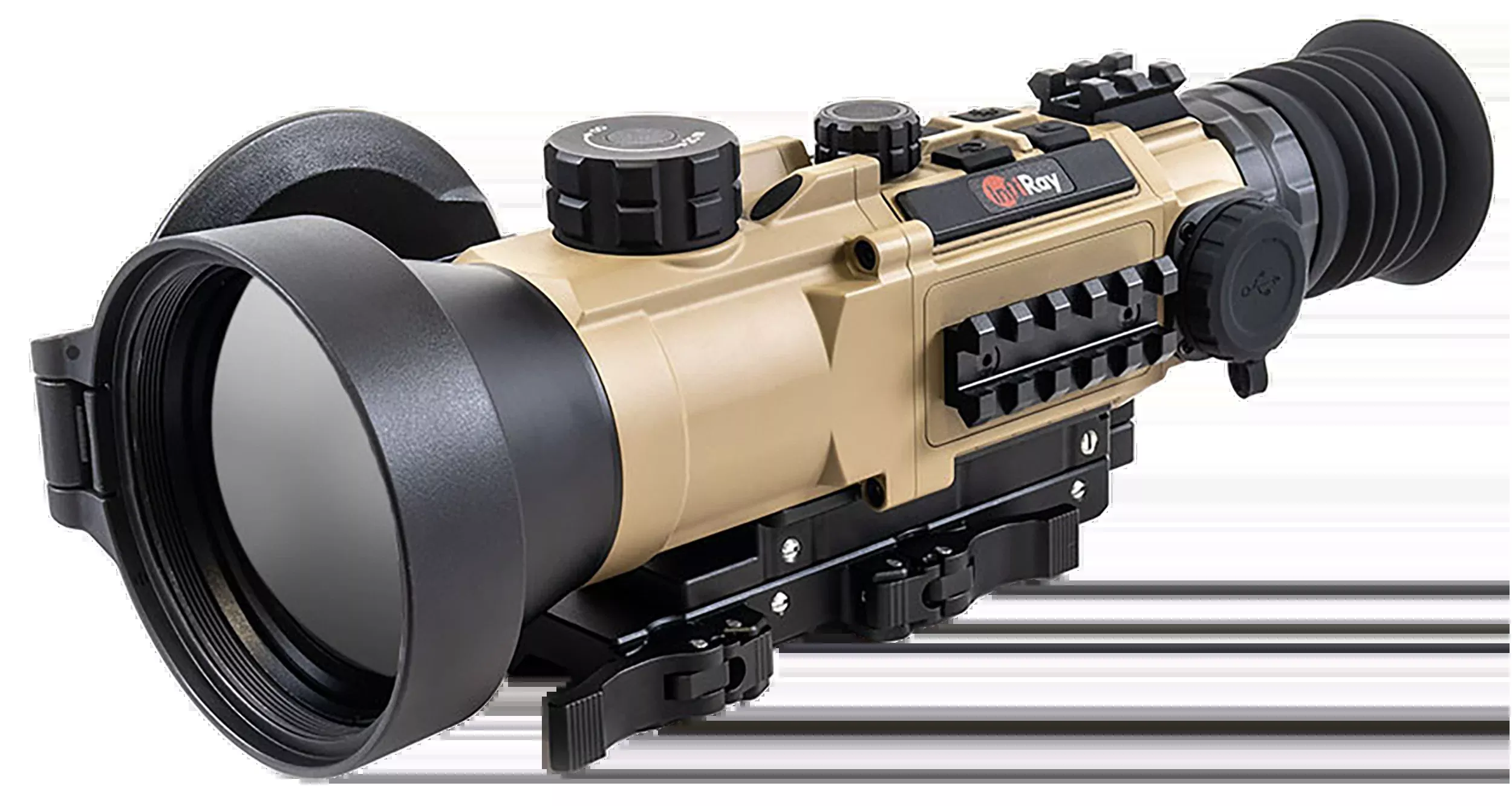 InfiRay Outdoor RICO HYBRID 640 Thermal Weapon Sight, 4x Base, 75mm Lens, 2560x1920 AMOLED HYH75W
