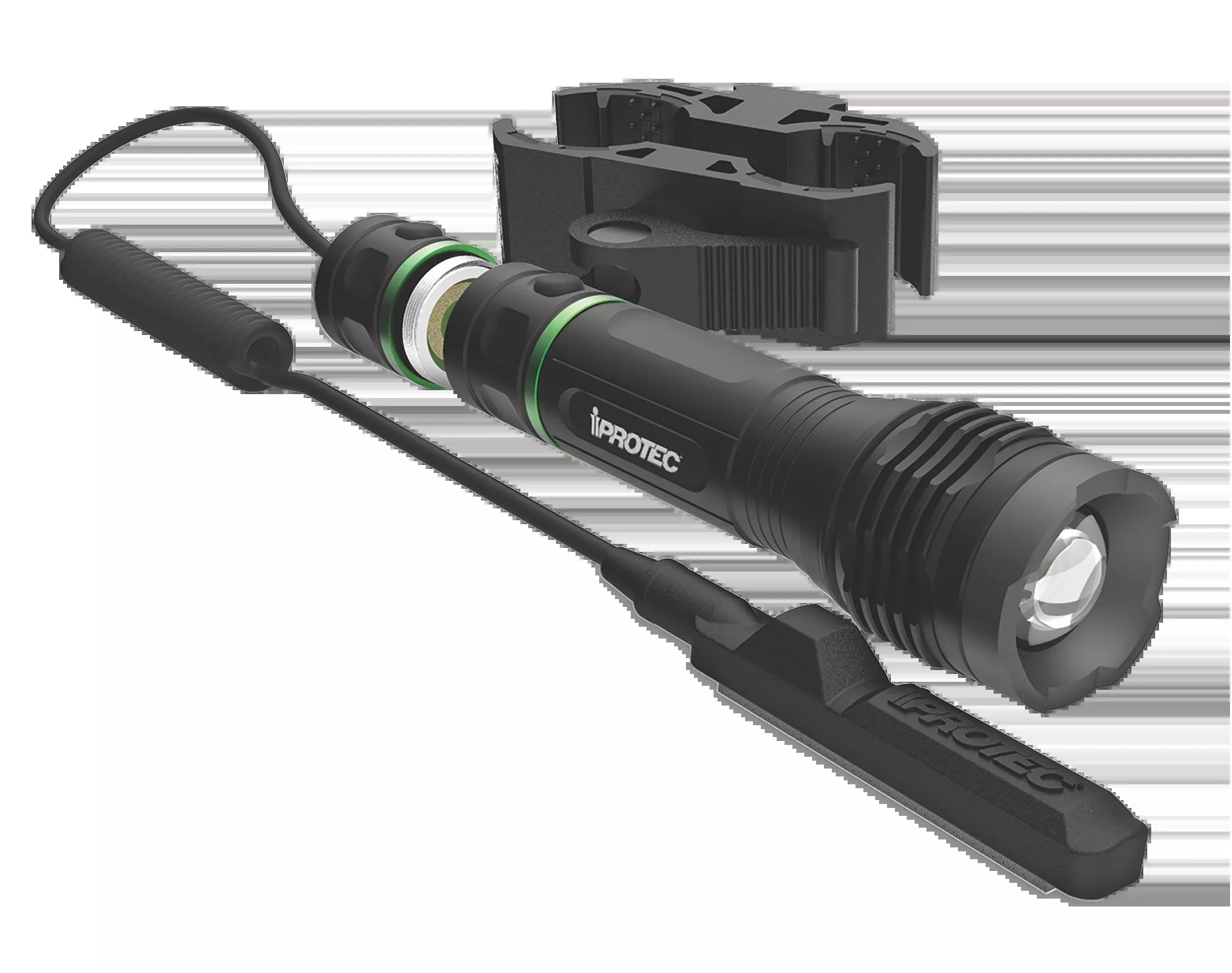 iPROTEC LG250 Green Weapon Light + Red Laser, Long-Gun Mount, 25/250 Lumens, 6653