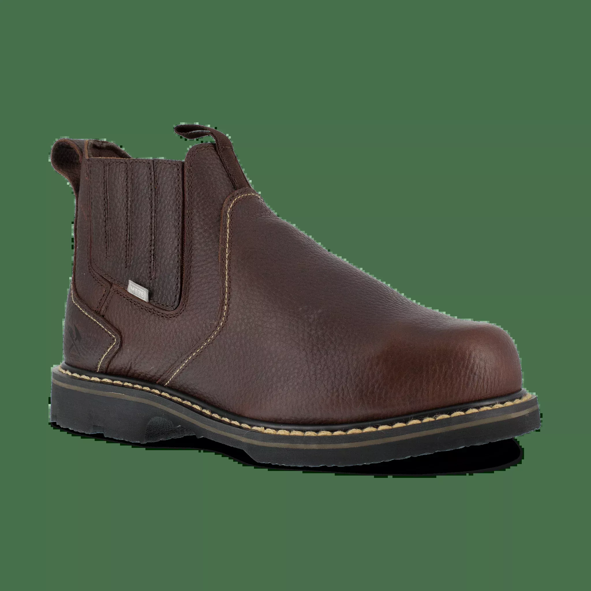 Iron Age Men's Groundbreaker 6" Slip- On Work Boot with CushGuardƒ?› Internal Met Guard - IA5018
