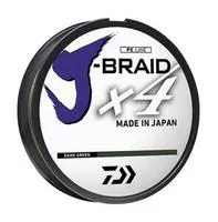 J- Braid X4 Braided Line 10lb 300yd Dark Green