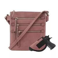 Jessie & James Piper Concealed Carry Lock And Key Crossbody - Cognac