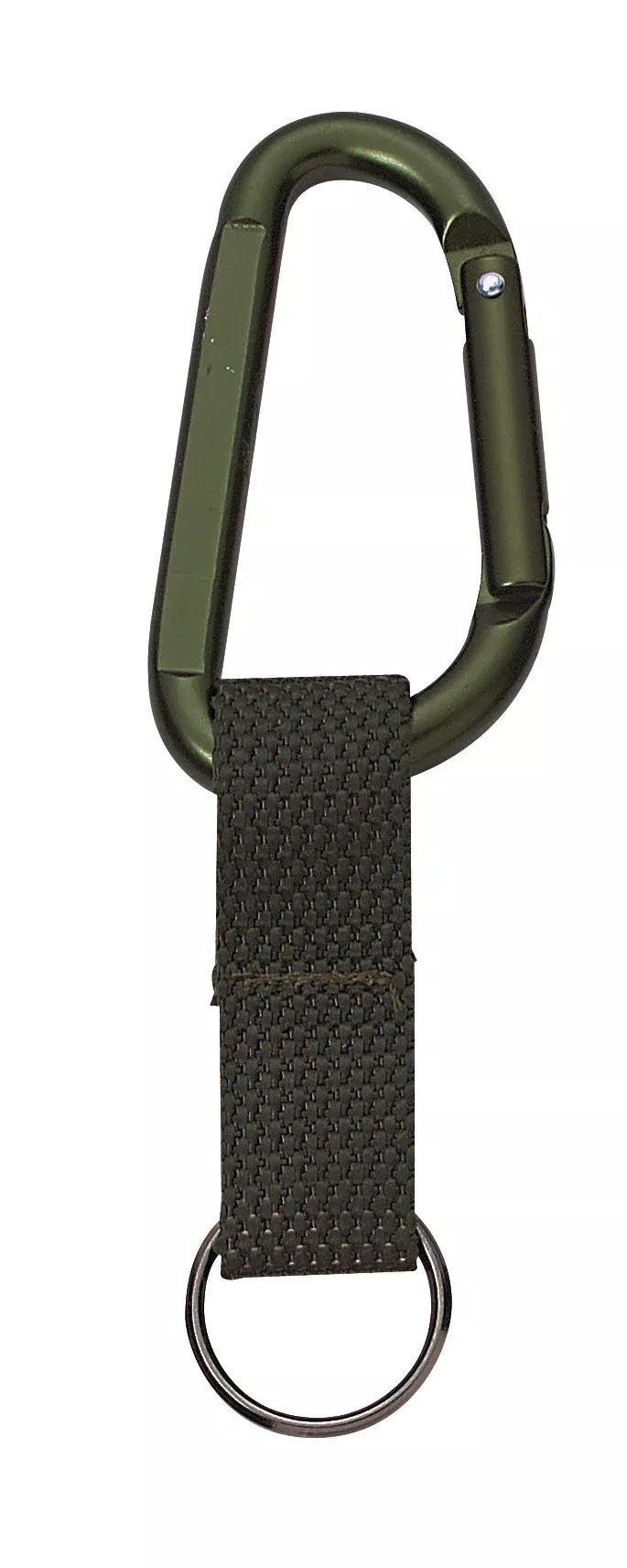 Jumbo 80MM Carabiner With Web Strap Key Ring