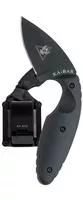 Ka- Bar 1480 Tdi Law Enforcement 2.31 " Fixed Drop Point Plain Aus- 8a Ss Blade Black Zytel Handle Includes Belt Clip