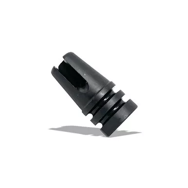 KAK Industry Retro Taper Flash Hider 556NATO - Fits AR-15, 1/2x28, Black