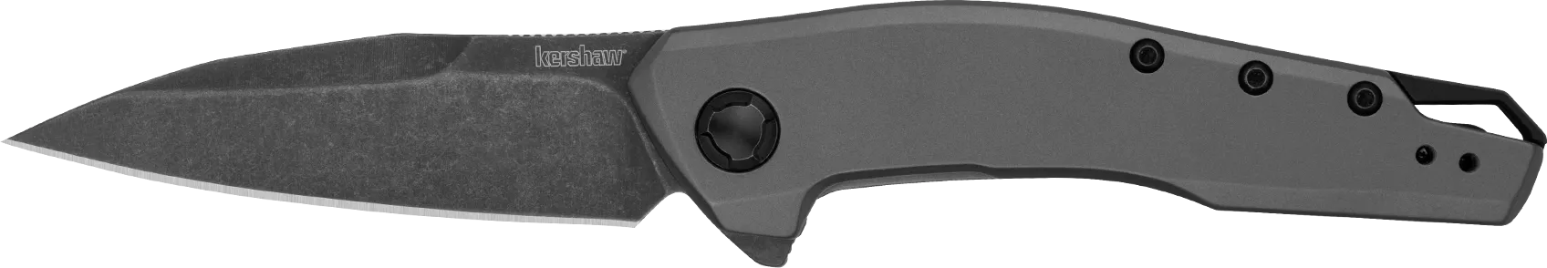 Kershaw 1815 SanctumEDC 2.98" Folding Wharncliffe Blackwash 8Cr13MoV SS Blade, Gray PVD Stainless Steel Handle