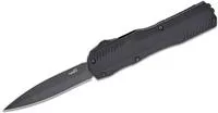 Kershaw 9000de Matt Diskin Livewire Otf Auto Knife 3.45 " Cpm- Magnacut Black Pvd Double Edge Dagger Blade, Black Aluminum Handles, Reversible Clip
