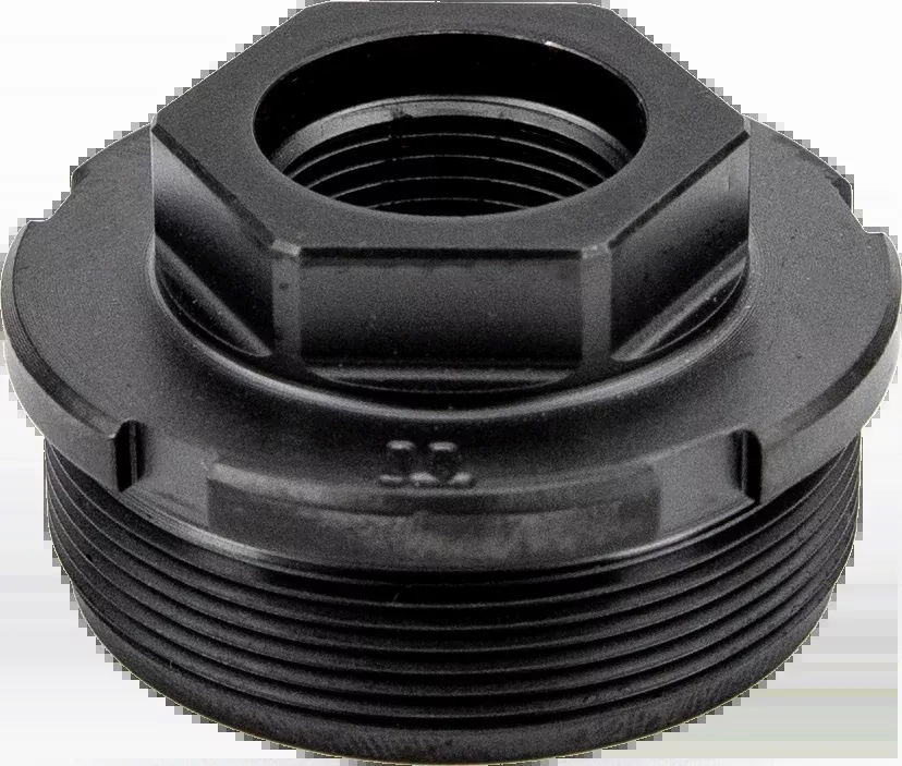 KGM Suppressors Direct Thread Adapter for HUB 1.375x24, 5/8x24 Titanium Nitride Black A-DTA-T-2