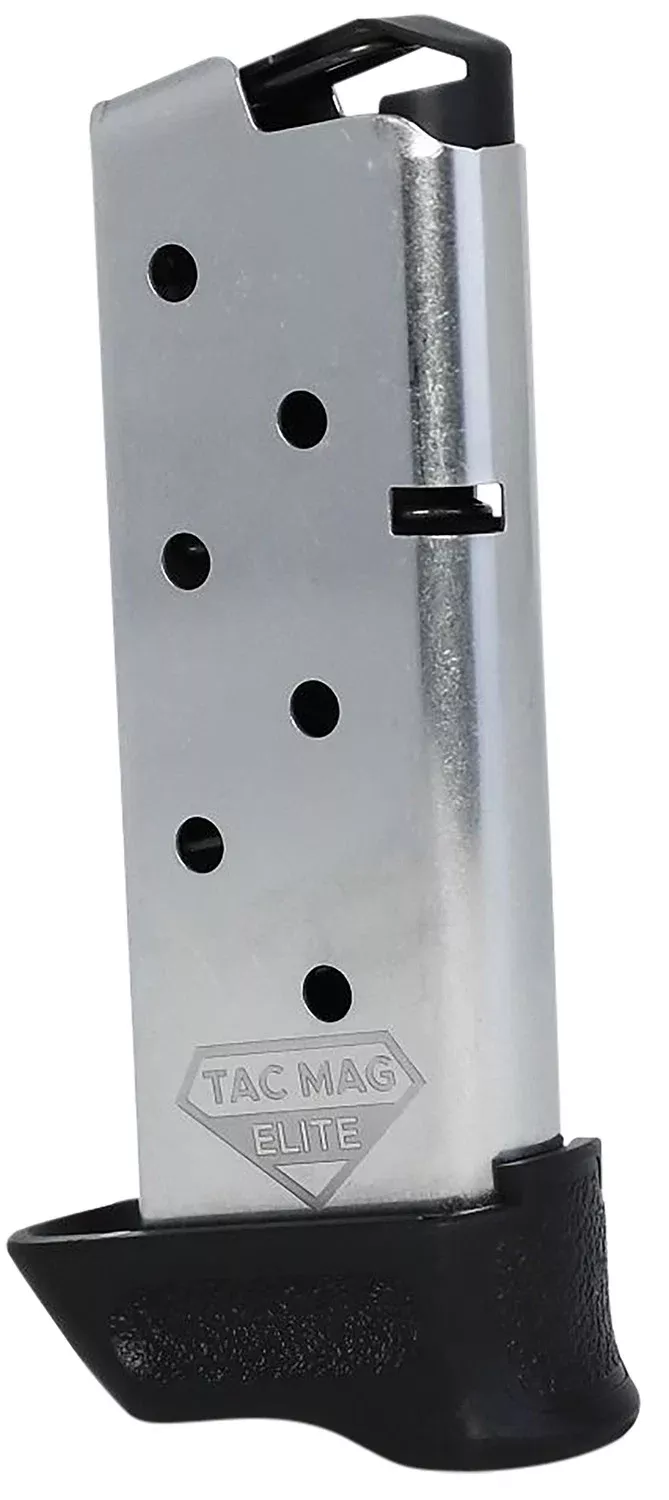 Kimber Mfg, Inc 1200851A Micro 9 Tac-Mag 7rd Extended 9mm Luger Silver