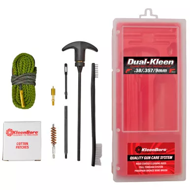 KleenBore DUAL KLEEN Rod & Rope Pull Through Cleaner .38/.357/9mm