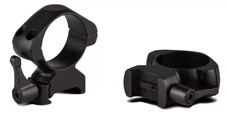 Konus 7406 Steel RingsMatte Black 1" Quick Release High 0 MOA