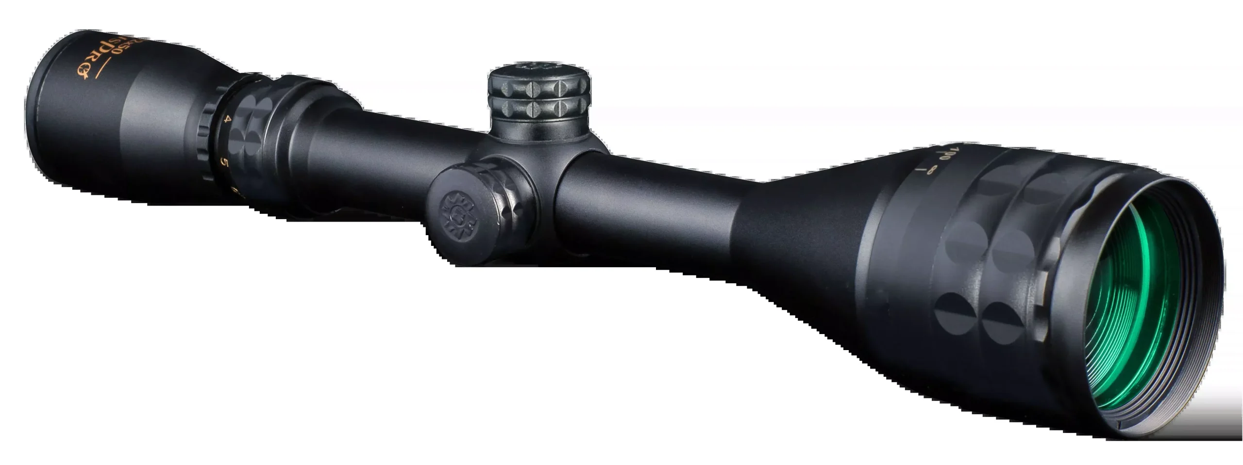 Konus KonusPro 3-12x50mm Adjustable Objective Rifle Scope, 1-in Tube, 30/30 Engraved Reticle, Matte Black, 7256