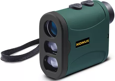 Konus Rangefinder EVO-1200 LRF 6x25mm 1200 yds Max Distance Black Rubber Armor