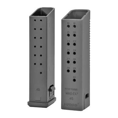 KRISS USA 45 ACP +17 Rounds Magazine Extension - Black, Fits Kriss VECTOR, 3 Pack