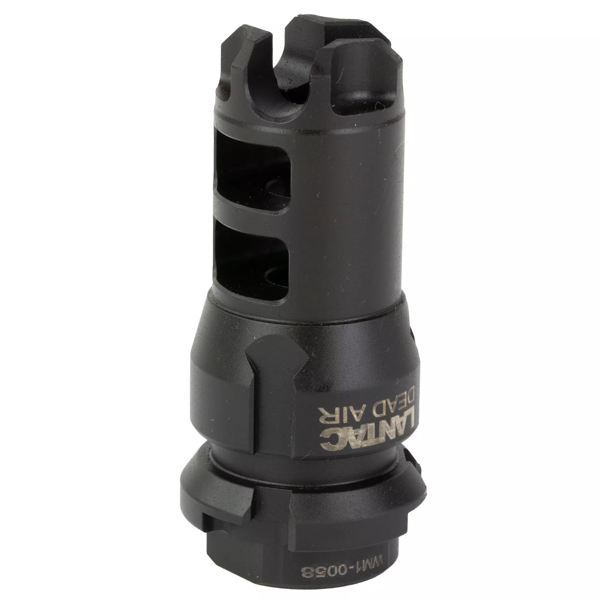 LanTac Dragon 9mm Muzzle Brake with Dead Air KeyMo Mount for Wolfman Suppressor DGN9MMD-WM