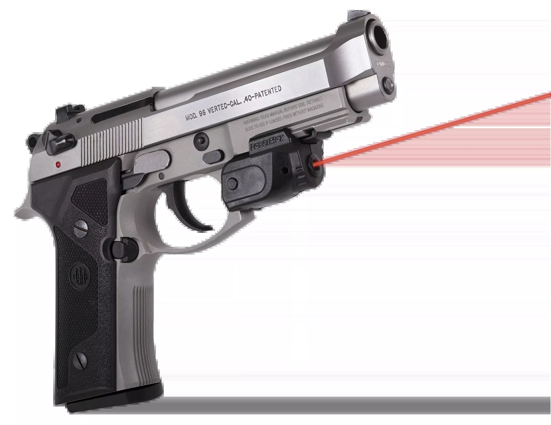 LaserMax Lightning Rail-Mounted Red Laser with GripSense Activation, Universal Fit – GSLTNR