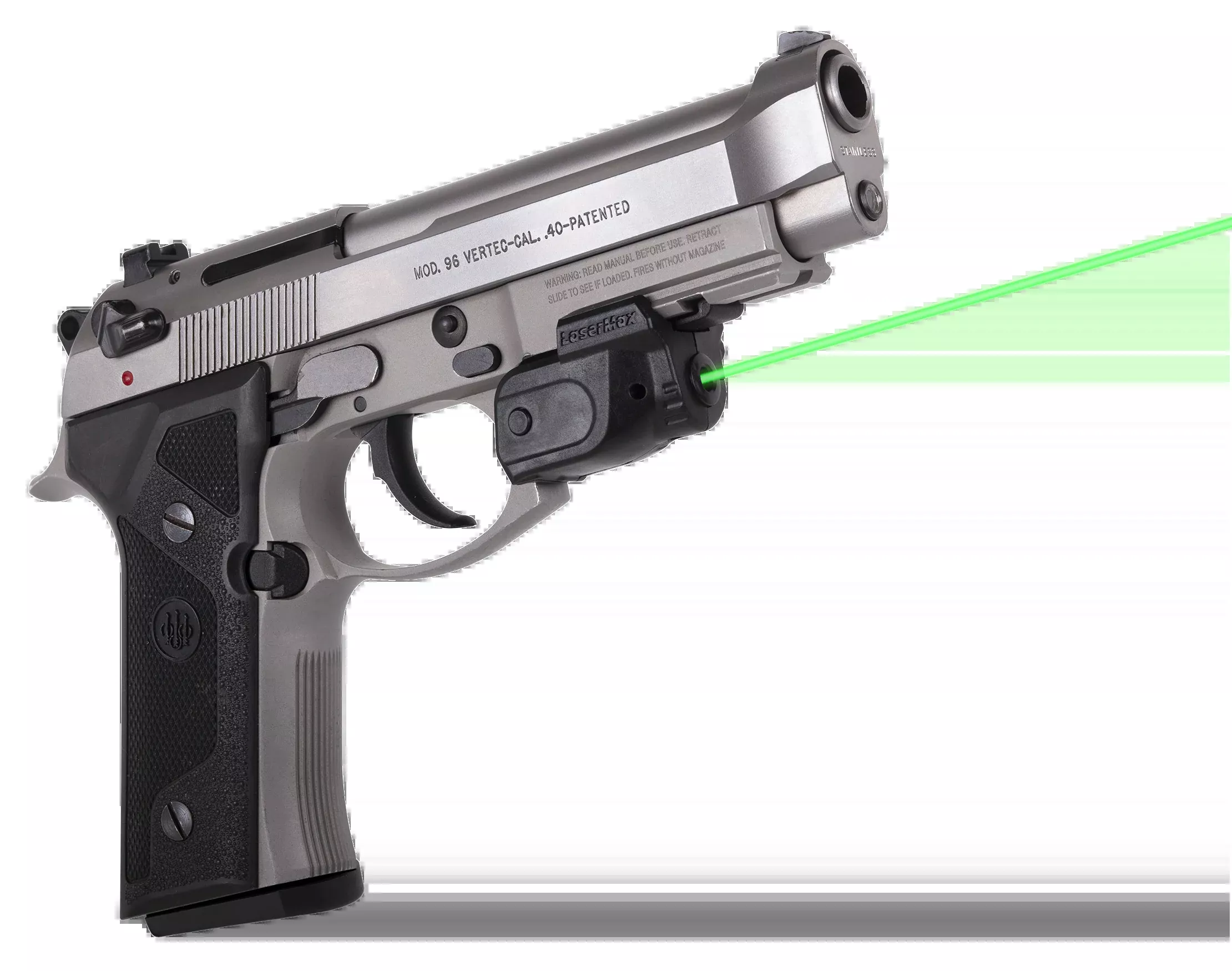 LaserMax Lightning Universal Green Rail-Mounted Laser Sight with GripSense activation - GSLTNG