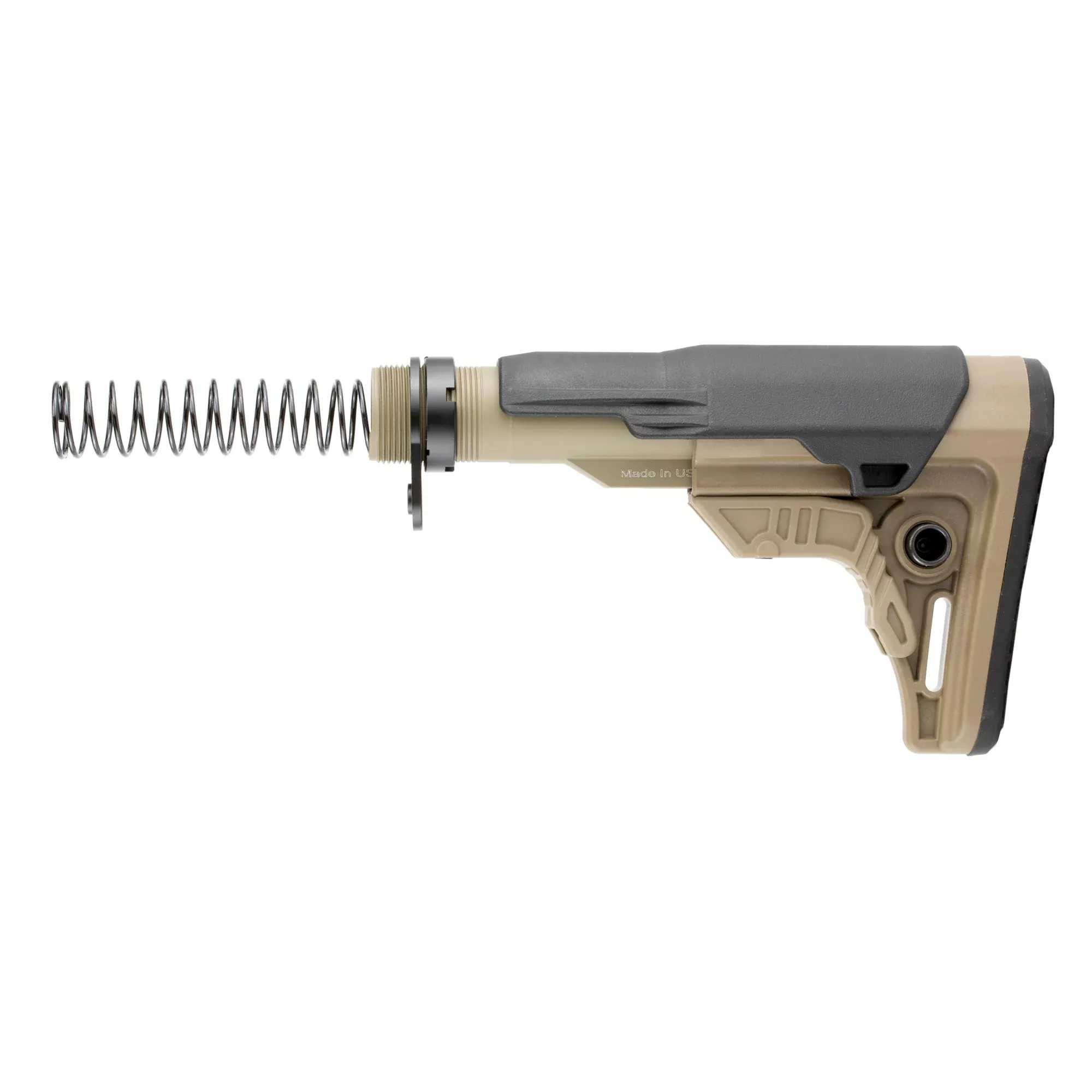 Leapers, Inc. - UTG PRO AR-15 Ops Ready S4 Mil-Spec Stock Kit, Flat Dark Earth, RBUS4DM