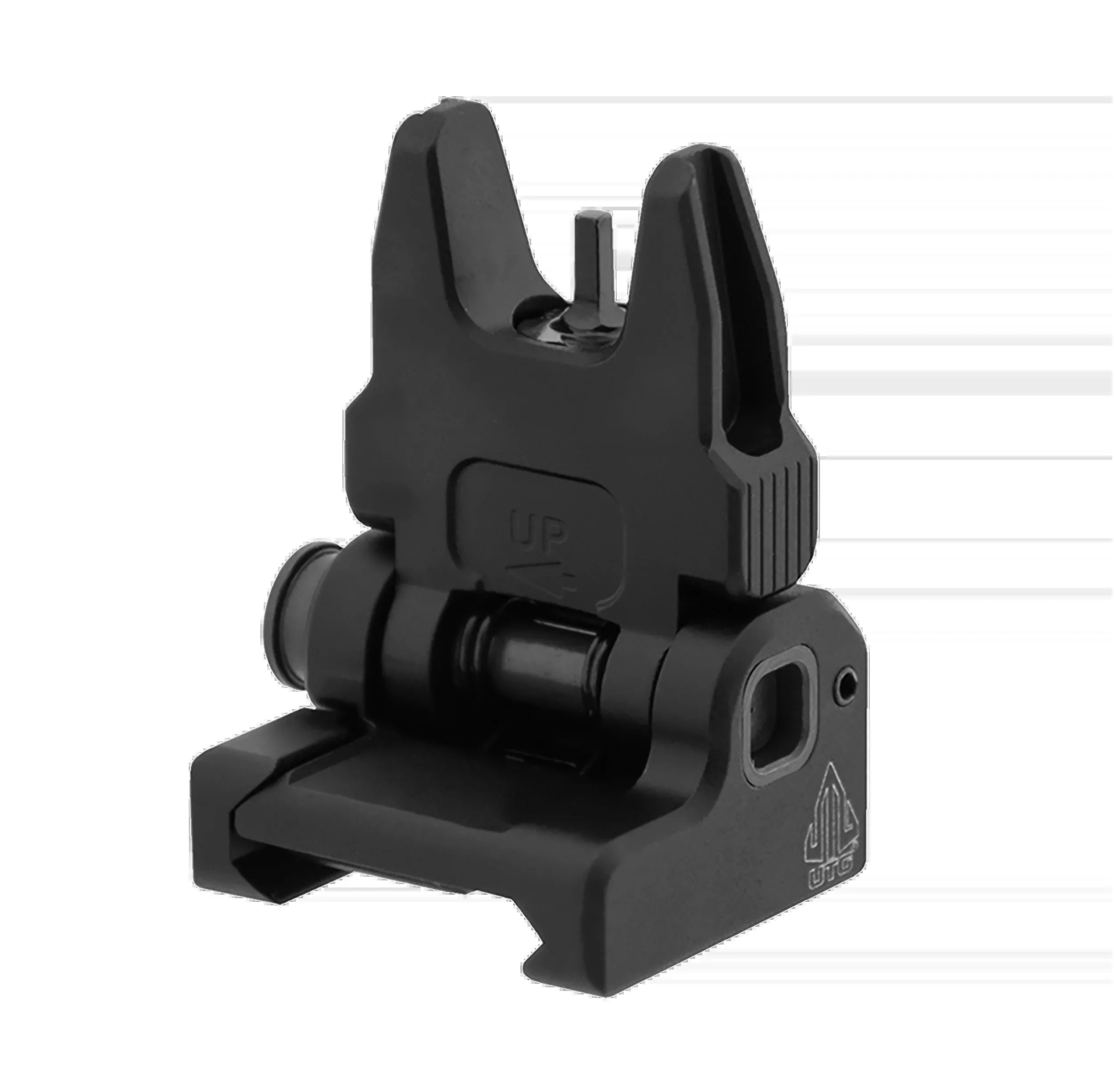 Leapers UTG Accu-Sync Spring-Loaded AR-15 Flip-Up Front Sight, Aircraft Aluminum, MNT757