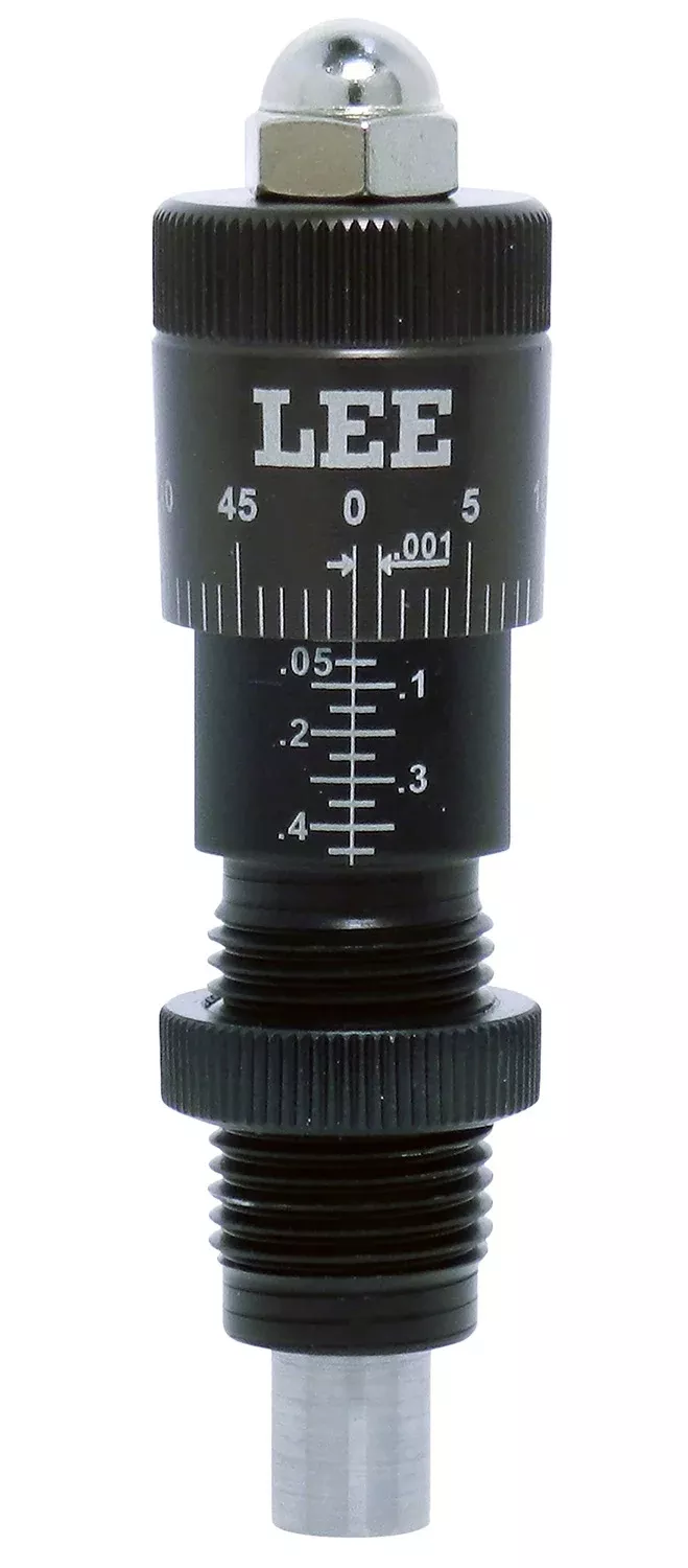 Lee Precision 92128 Micrometer Factory Crimp Adapter Black/Clear 9mm Pistol Firearm