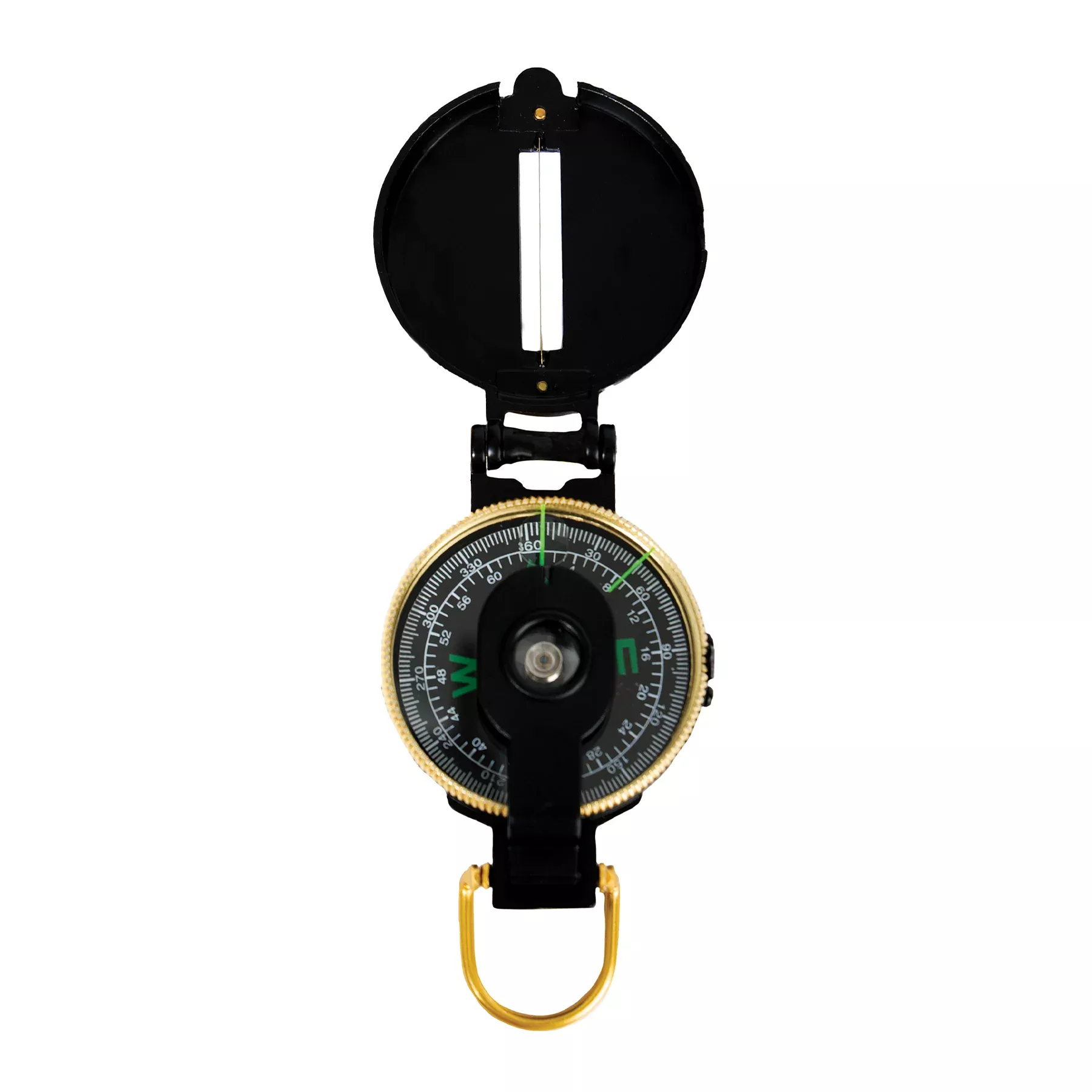 Lensatic Metal Compass