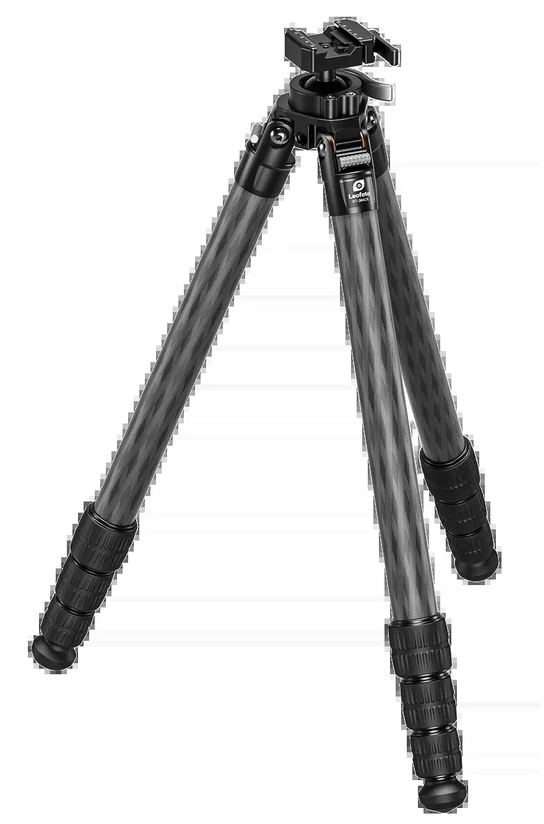 LEOFOTO USA Carbon Fiber Rifle Tripod with Integrated Lever-Control Ball Head, ST-364CX