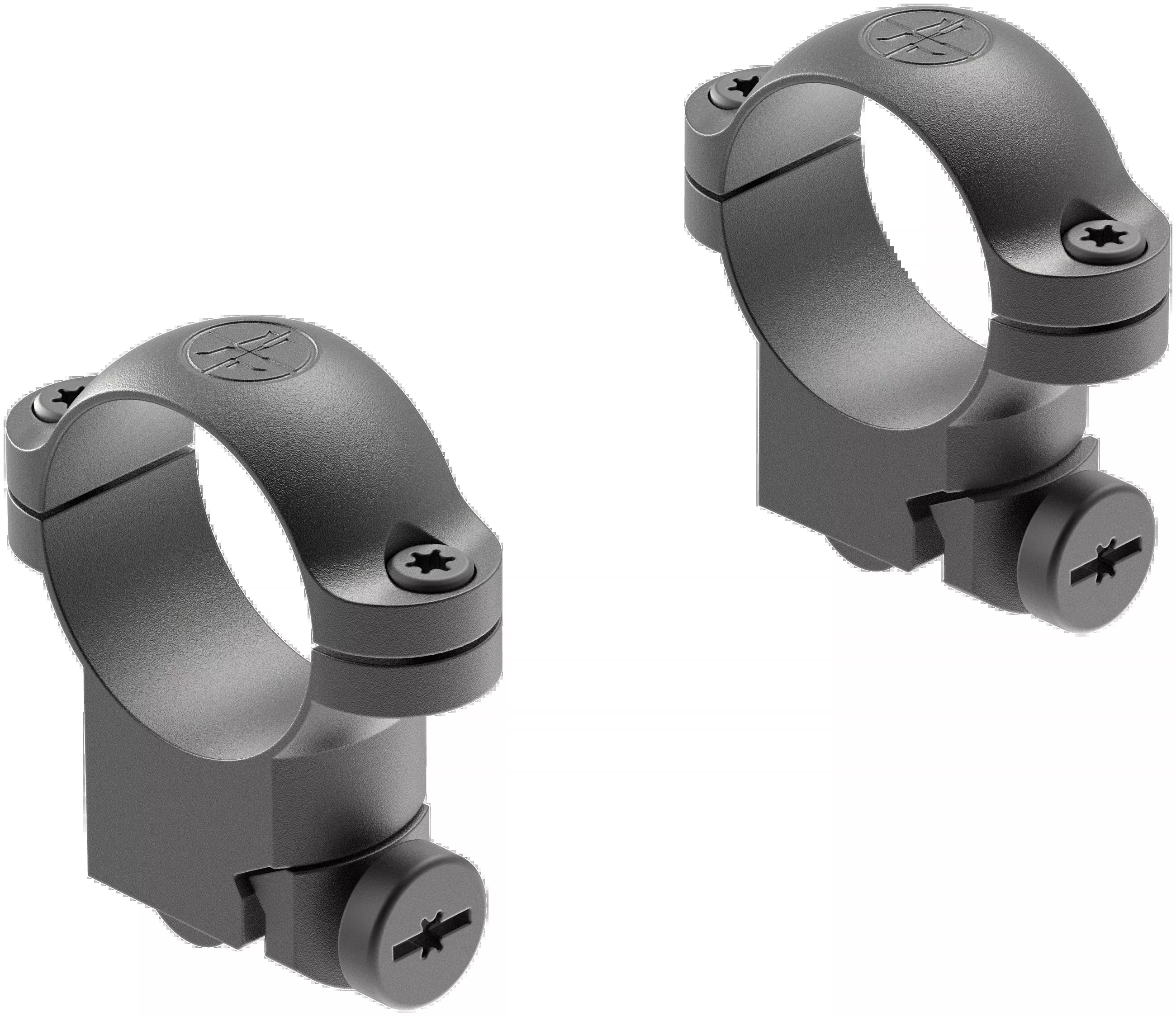 Leupold 170351 Ringmounts 1" Medium Matte Black - Ruger M77