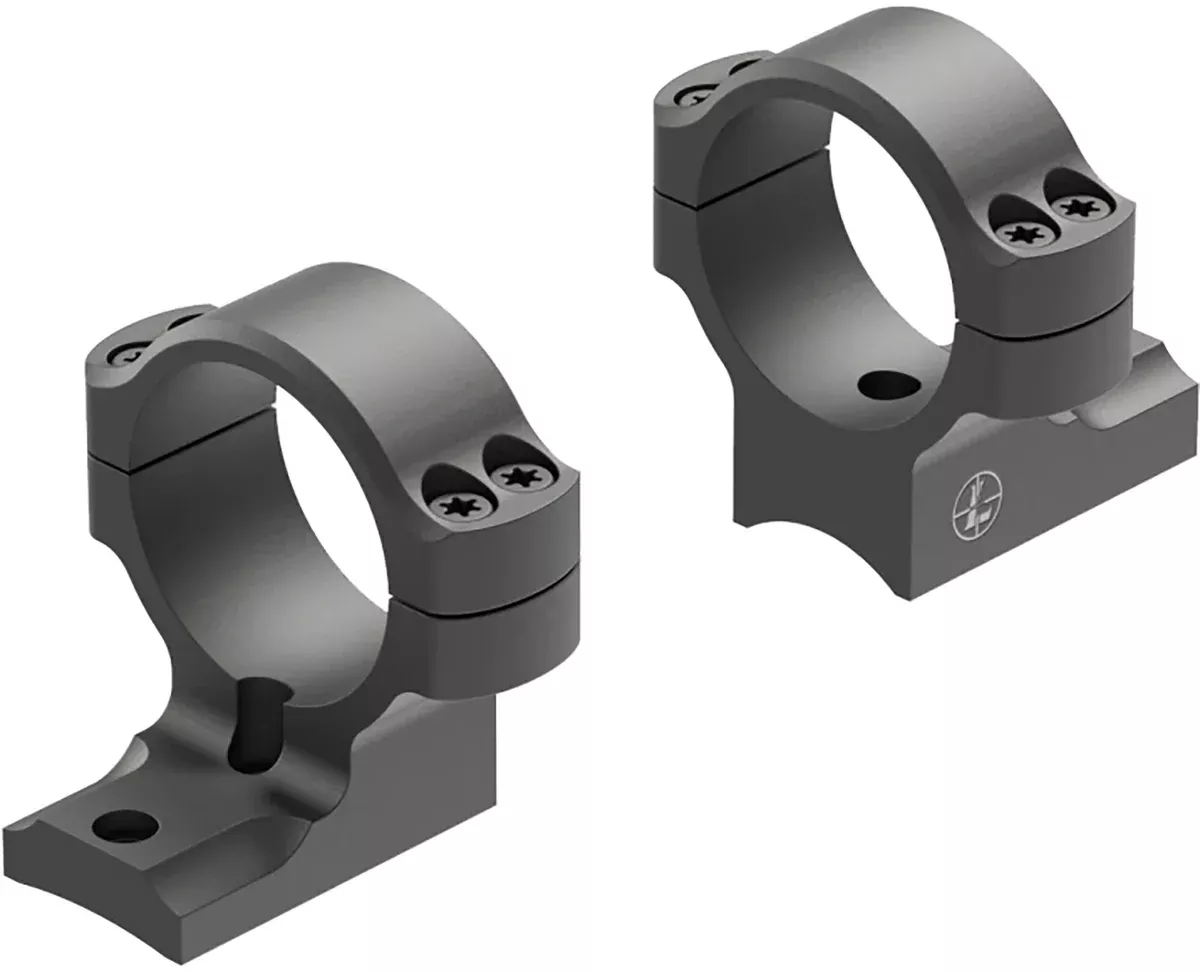 Leupold 177159 BackCountryBlack 7075 T-6 Aluminum 30mm Tube Medium Fits Weatherby Mark V 6 Lug