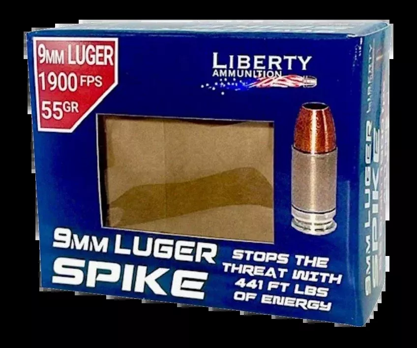 Liberty Ammunition SPI2 9mm Luger 55 gr - Box or Case