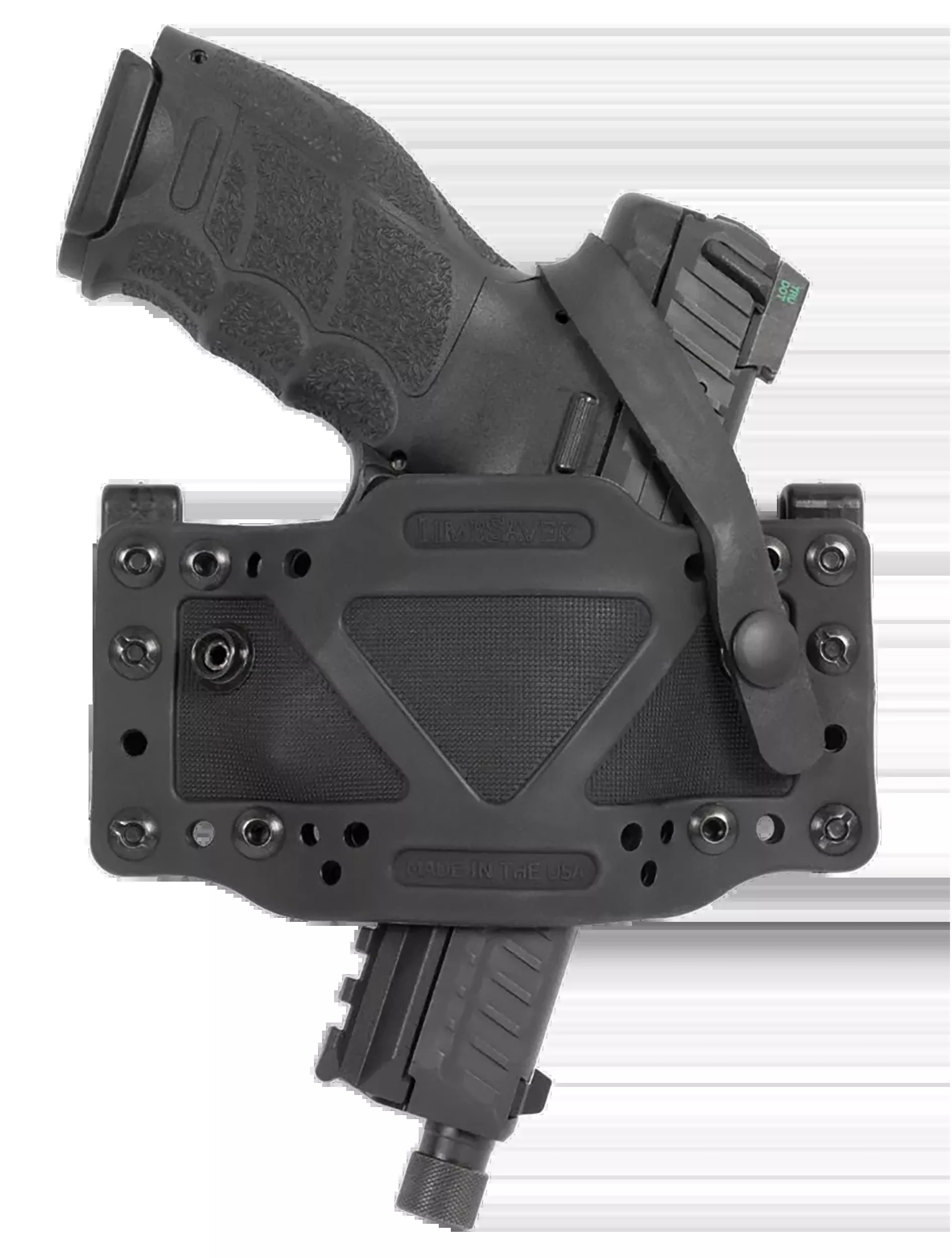 Limbsaver CrossTech Universal IWB/OWB Ambidextrous Handgun Holster, Black Polymer – 12504