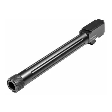 Lone Wolf Alpha Wolf G20L 10MM Threaded Barrel - Fits Glock 20L, Fluted, Black