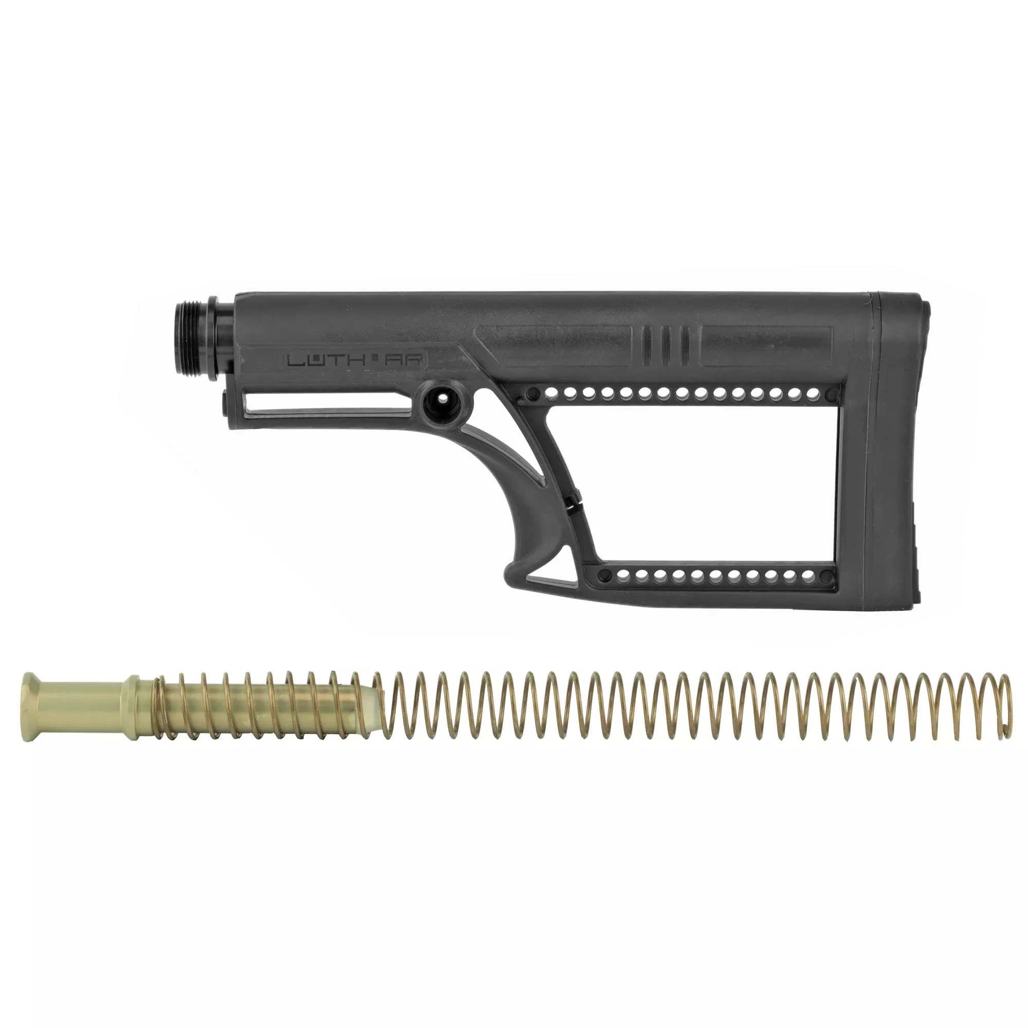 Luth-AR MBA-2 Fixed Rifle Stock Kit, AR-10 .308/7.62, A2 Rifle Buffer Tube, Black MBA-2K308