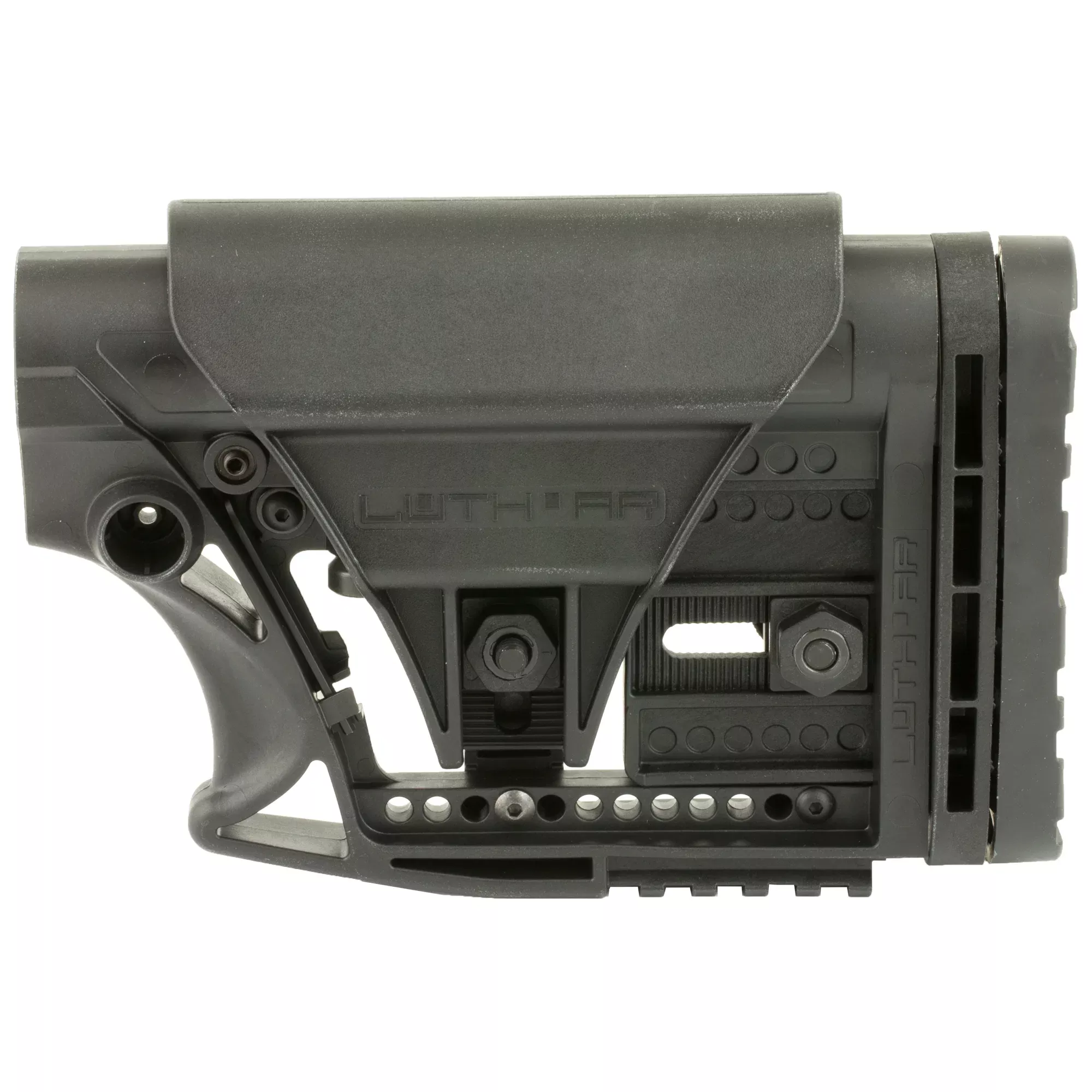 Luth-AR MBA-3 Modular Carbine Stock, Adjustable Cheek Rest & Buttplate, Black MBA-3