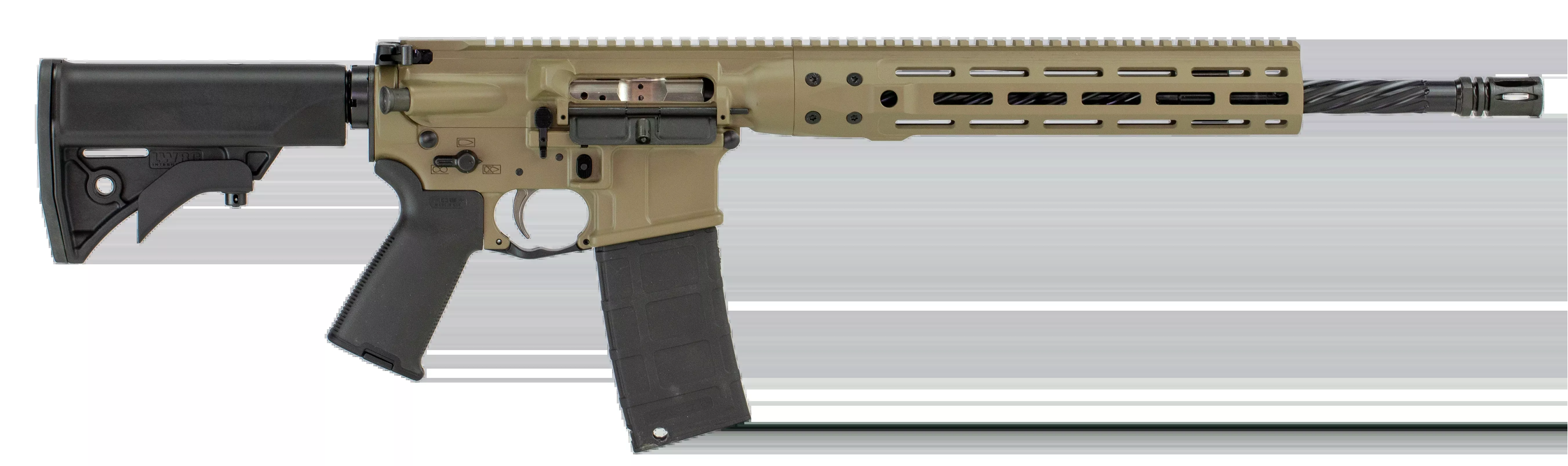 LWRC Individual Carbine DI 5.56x45mm NATO 16.1" 30+1 Semi-Auto Rifle - FDE