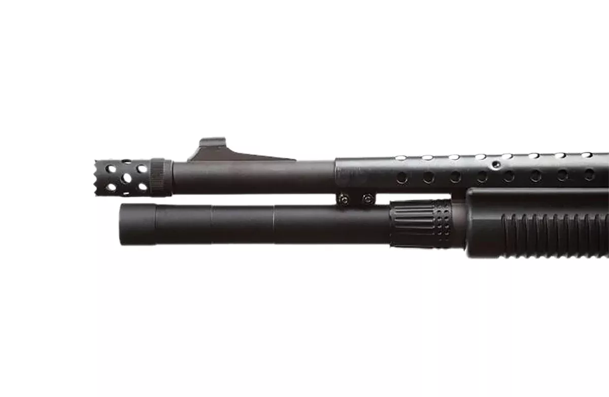 Lyman 1082237 Plus 3 Magazine Extension Fits Mossberg 590 Black Aluminum