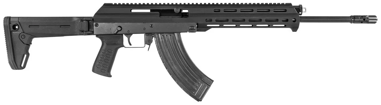 M+M Industries M10XZ M10X 7.62x39mm 16.50 30+1 Black 5 Position Side Folding Collapsible Stock