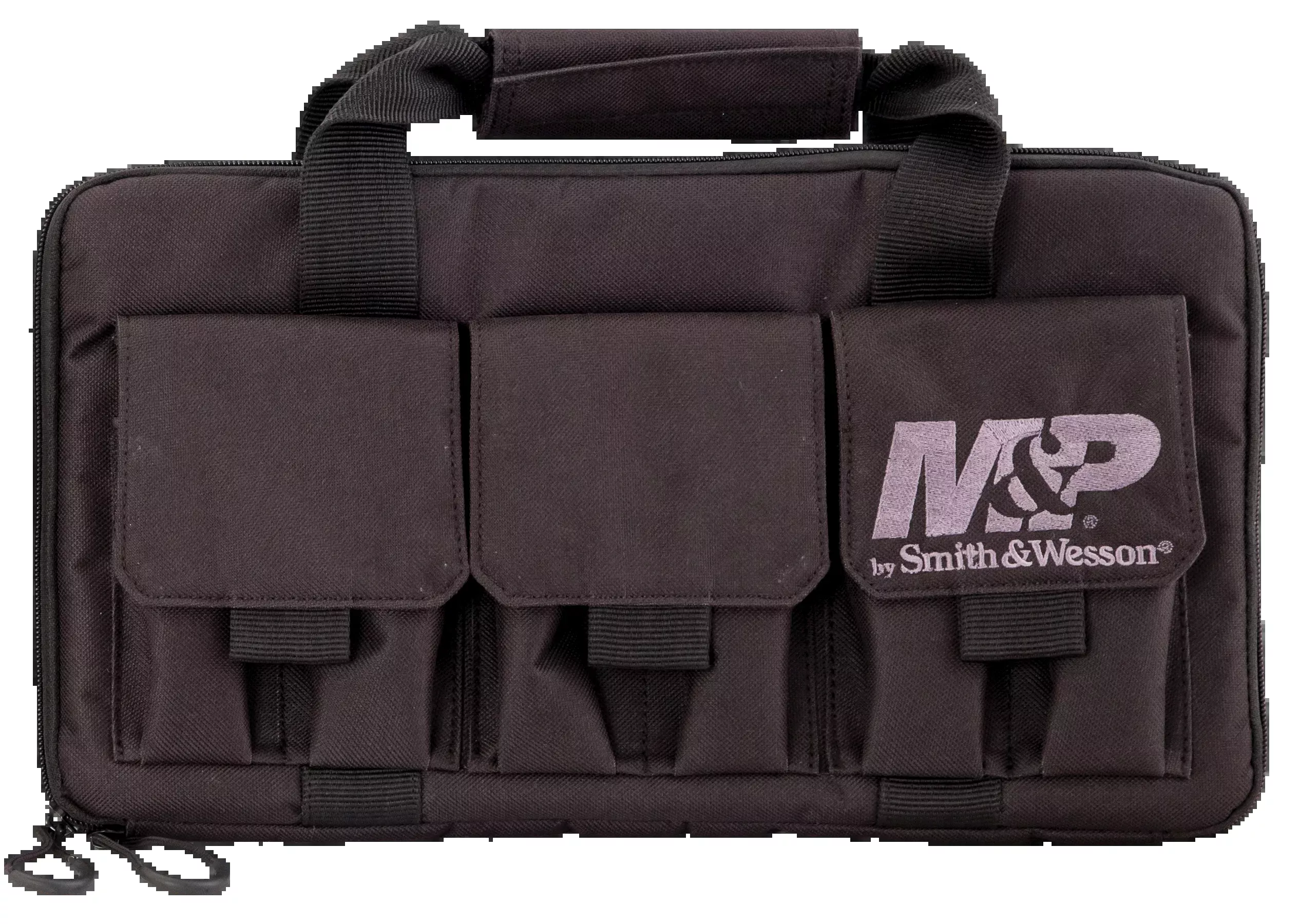 M&P Accessories 110029 Pro Tac Double Handgun Case Black Nylon