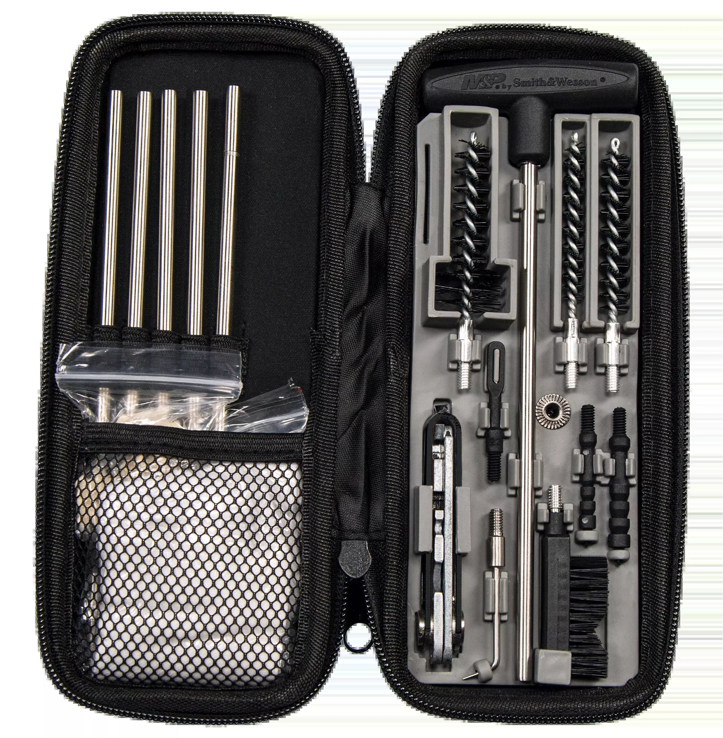 M&P Accessories Compact Rifle Cleaning Kit with 36-inch Steel Rod & T-Handle, 1084758