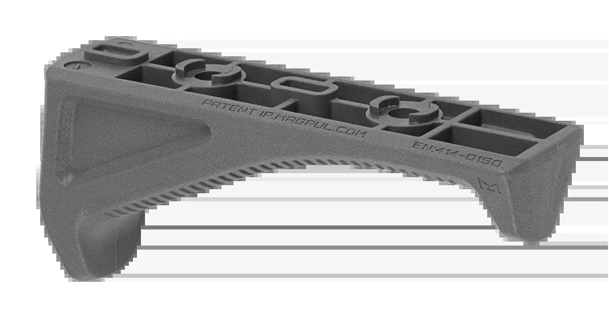 MAGPUL INDUSTRIES CORP M-LOK Angled Foregrip, Gray Polymer, Lightweight AFG – MAG598GRY
