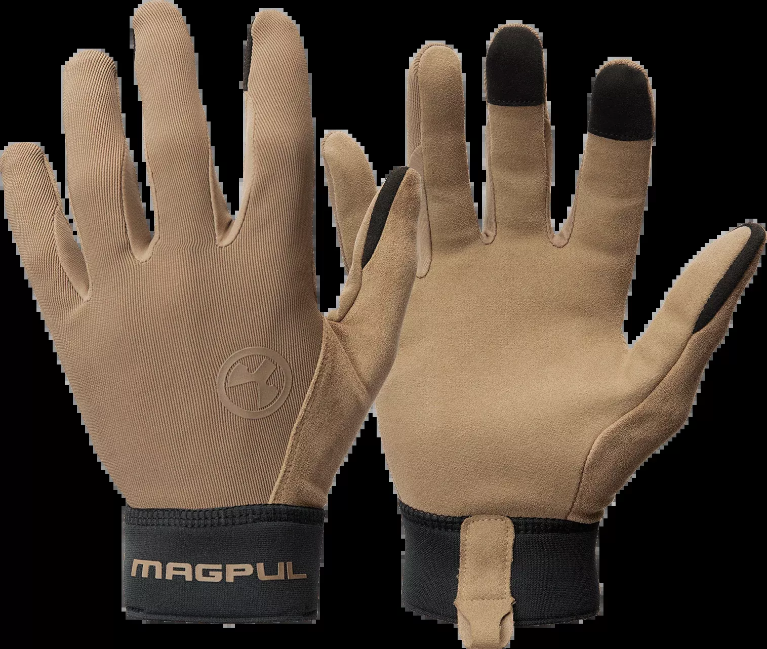 MAGPUL INDUSTRIES CORP Technical 2.0 Gloves, Coyote, Touchscreen Synthetic/Suede, XL - MAG1014251