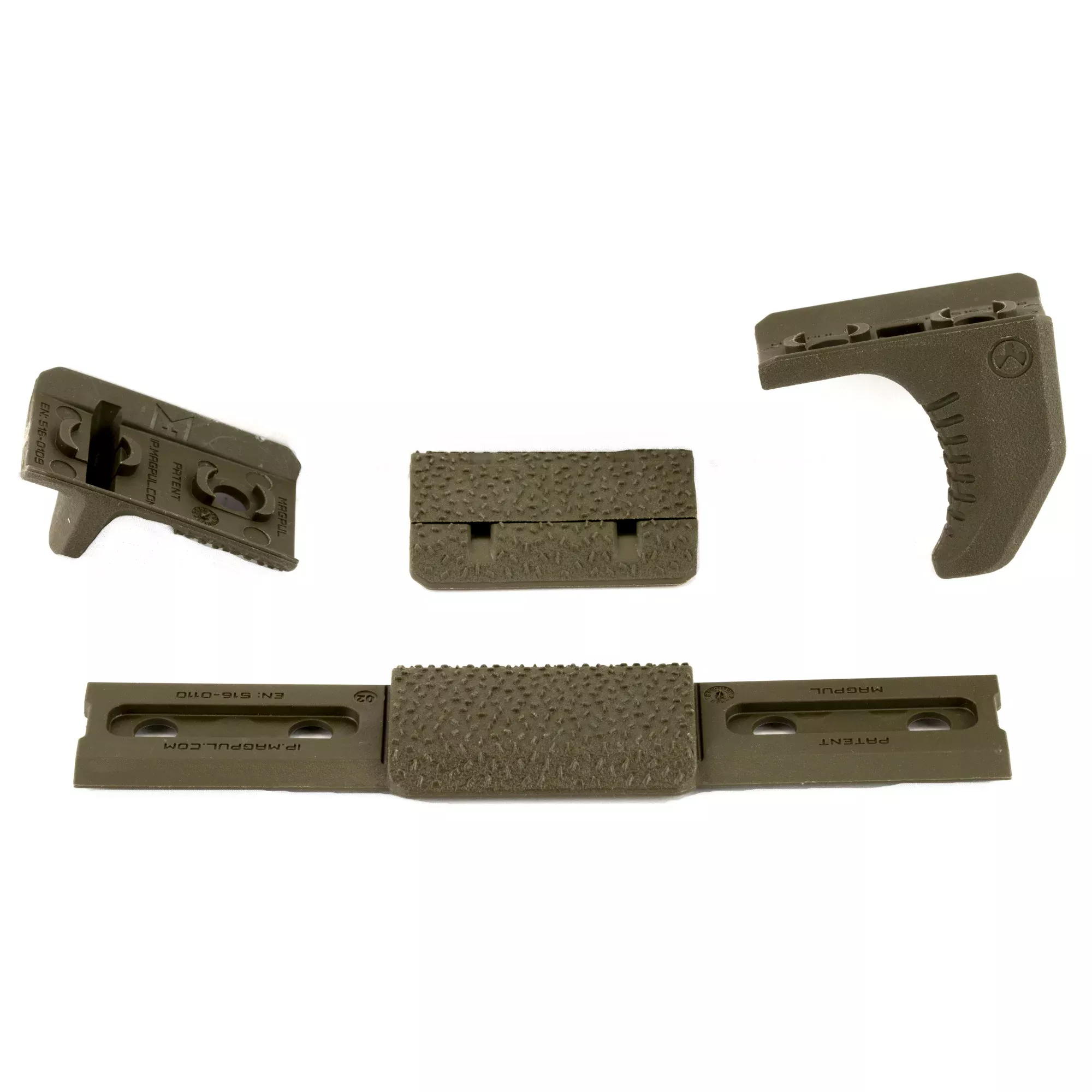 Magpul Industries M-LOK Hand Stop Kit, Low-Profile Textured Panels, OD Green MAG608-ODG