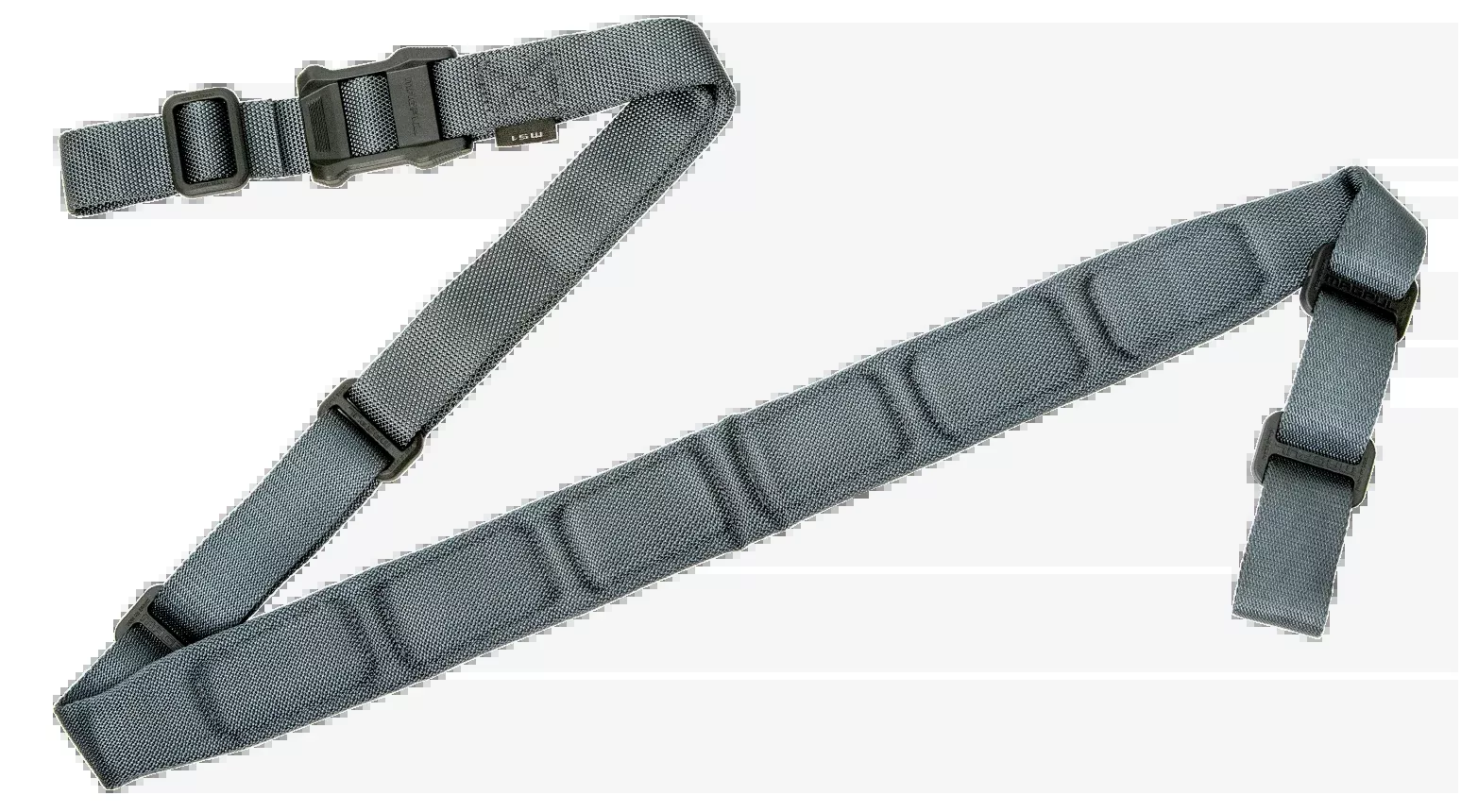 Magpul Industries MS1 Padded Two-Point Sling Gray Nylon 48"-60" Adjustable