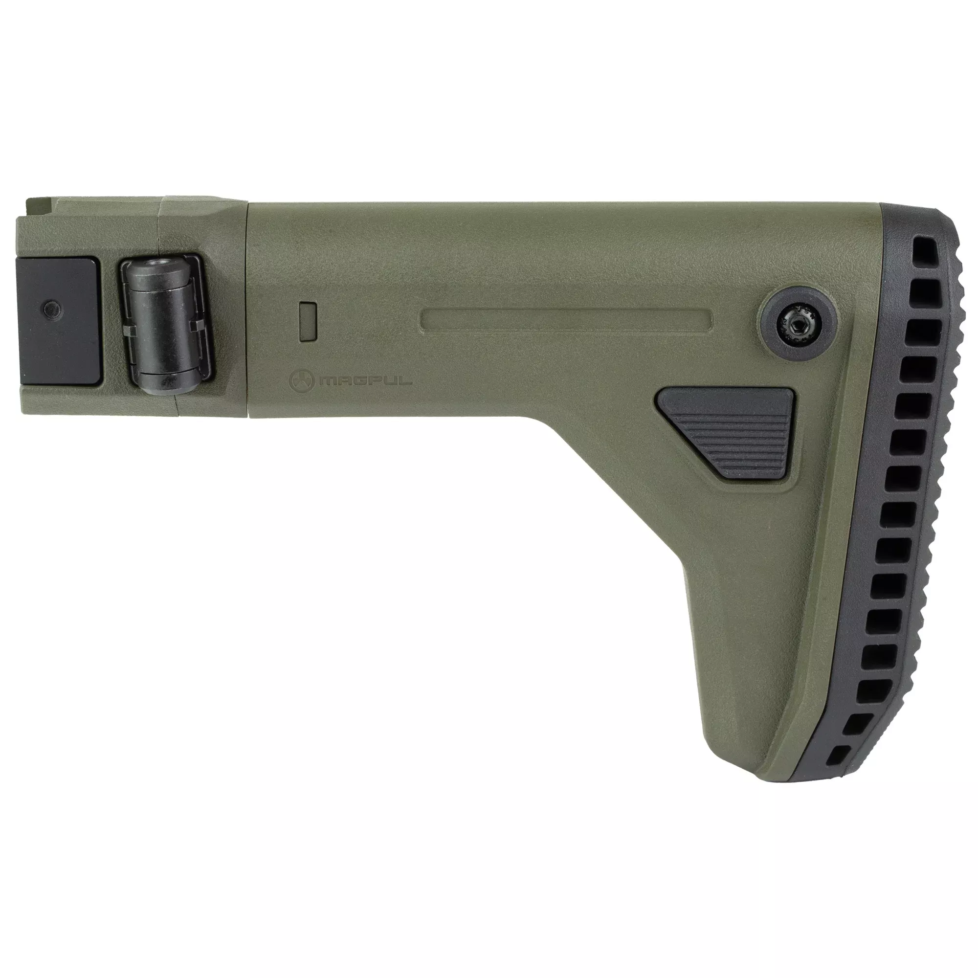 Magpul Industries Universal Carbine Stock for 1913 Rail, Side-Folding, Adjustable Length of Pull, ODG - MAG1441-ODG