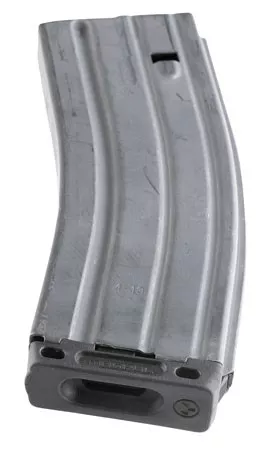 Magpul MAG024BLK L-Plate Made of Stainless Steel w/ Overmolded Santoprene Rubber & Black Finish for 5.56x45mm NATO USGI 30-Round Aluminum Magazines/ 3 Per Pack
