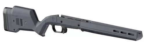 Magpul MAG1069-GRY-LT Hunter 110Stock Fixed with Aluminum Bedding & Adj Comb Stealth Gray Synthetic Savage 110 Short Action Left Hand