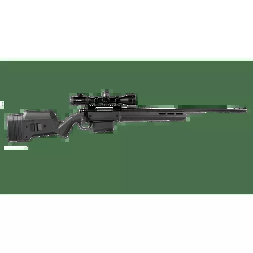 Magpul MAG483BLK Hunter 700 Stock Fixed with Aluminum Bedding & Adjustable Comb Black Synthetic for Remington 700 LA